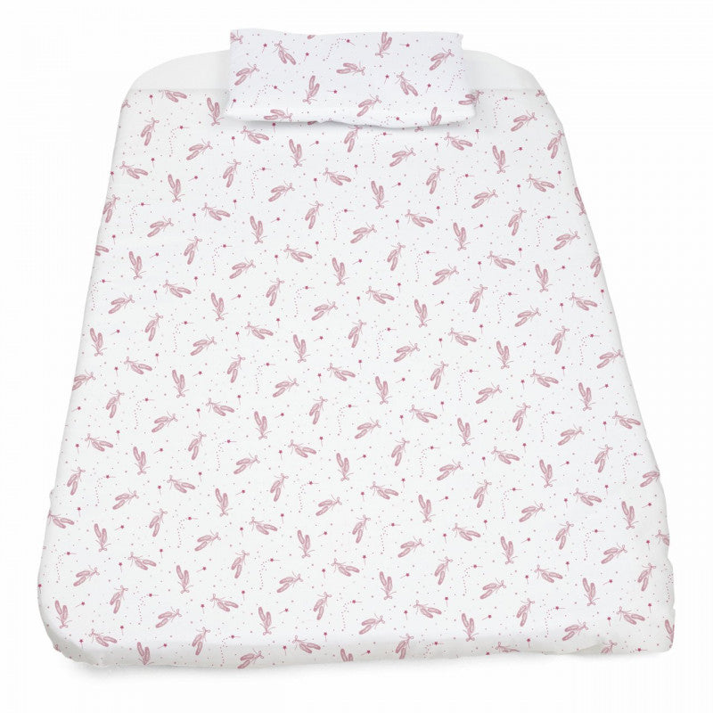 Chicco - Forever Bear Pink Cot Sheet Set