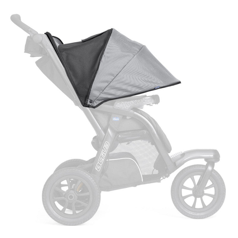 Chicco Activ3 Jet Iron Black Stroller Hood