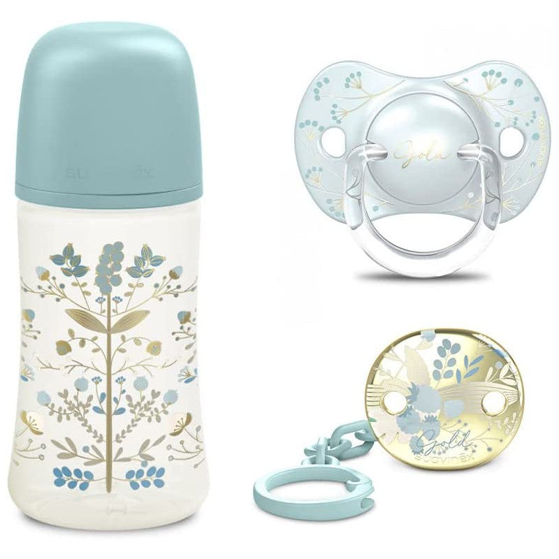 Suavinex - Gold Blue Newborn Set