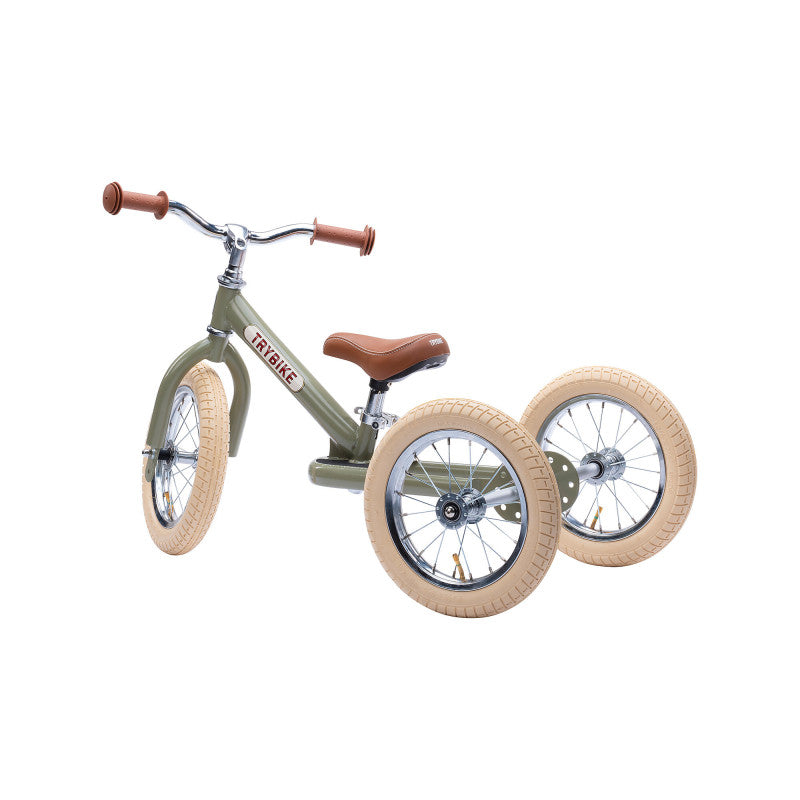 2-in-1 Vintage Bicycle - Green