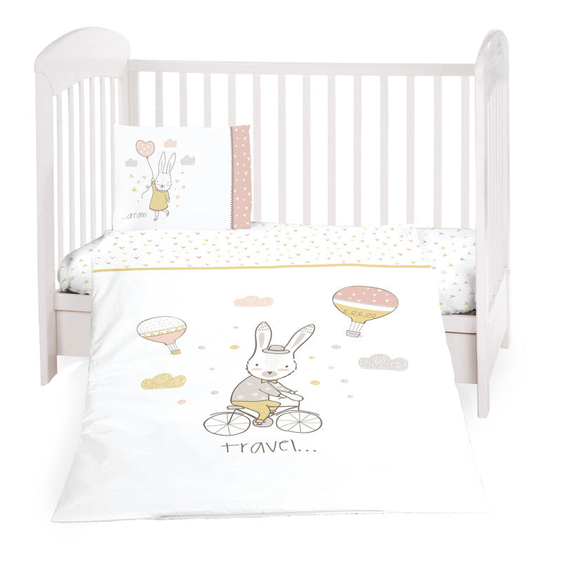 Kikka Boo - Complete Cot Bedding Set - Rabbit