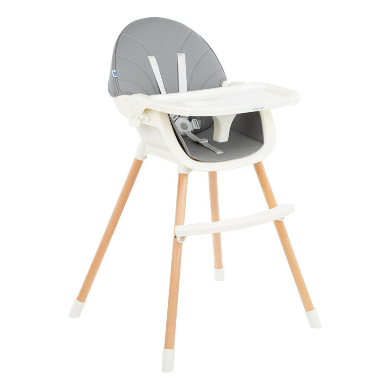 kikkaboo - 2in1 Highchair Nutri Wood