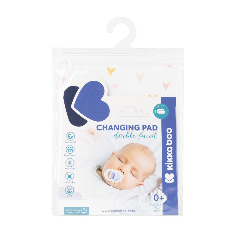 Cotton Changing Pad Hearts