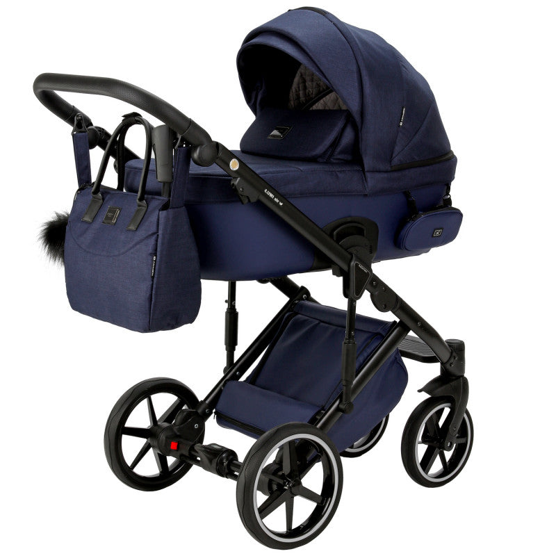 Kombikinderwagen Adamex Lumi Air - Blue Cloud