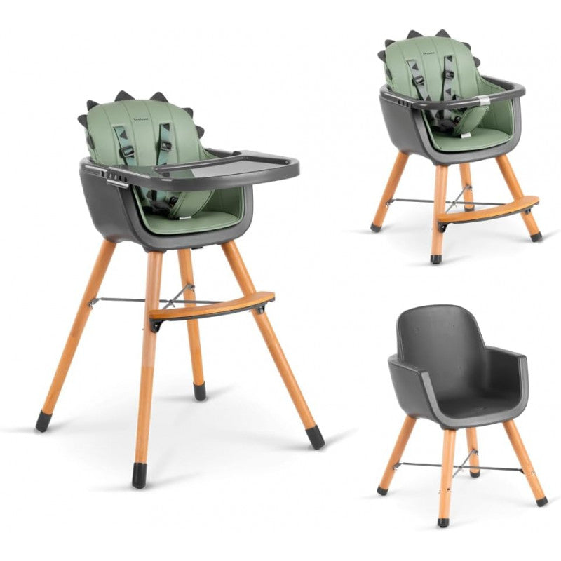 Convertible High Chair Throne Dino