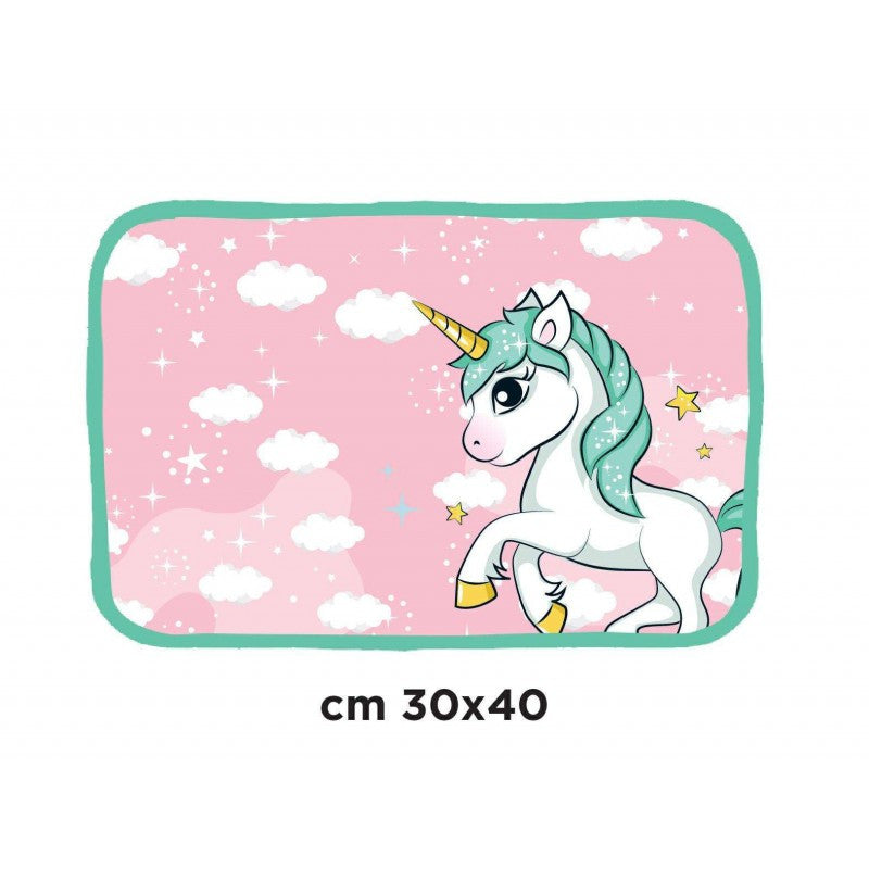 Tischset aus amerikanischem Stoff – Einhorn
