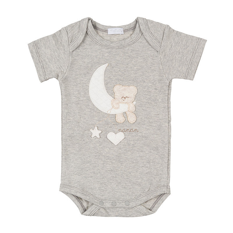 Body für Neugeborene Nanan Dolce Luna grey