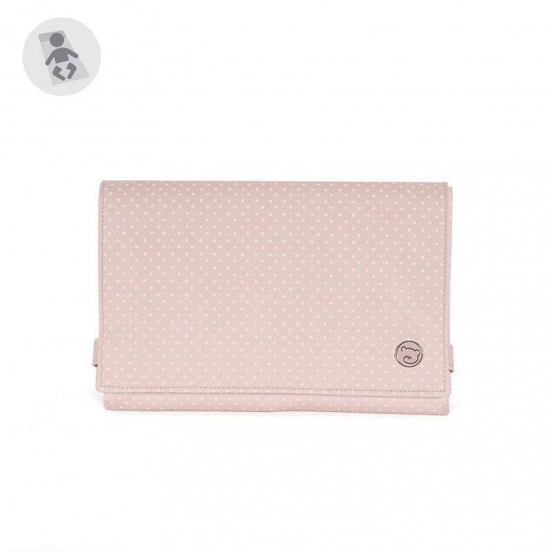 Pasito a Pasito Little Stars Travel Changing Mat - Pink