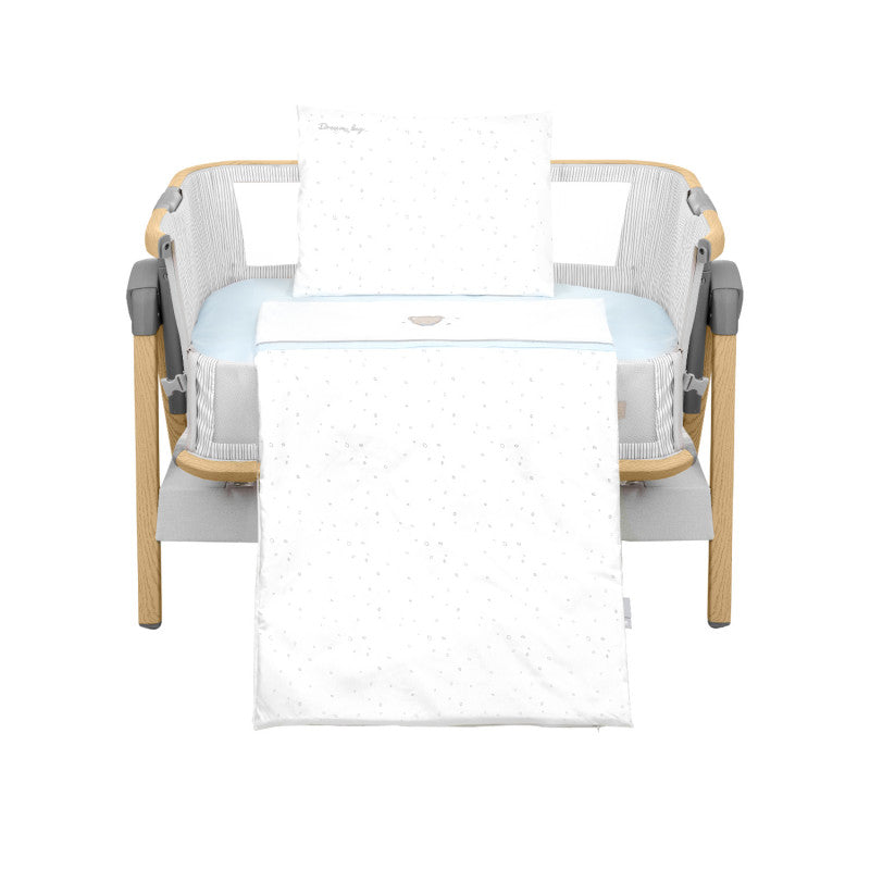 3-Piece Crib Linen Set - Dream Big Blue