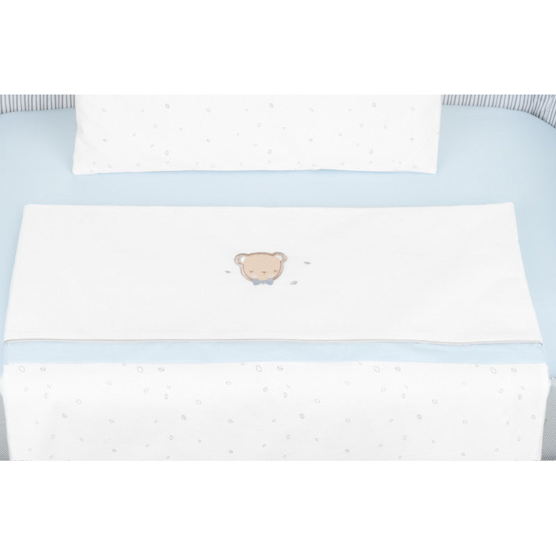 3-Piece Crib Linen Set - Dream Big Blue