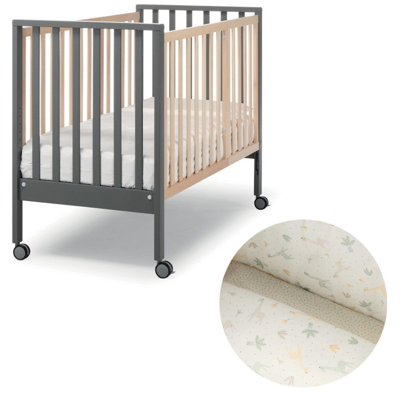 Erbesi Evolution Komplettes Kinderbett – Titan – Giraffe