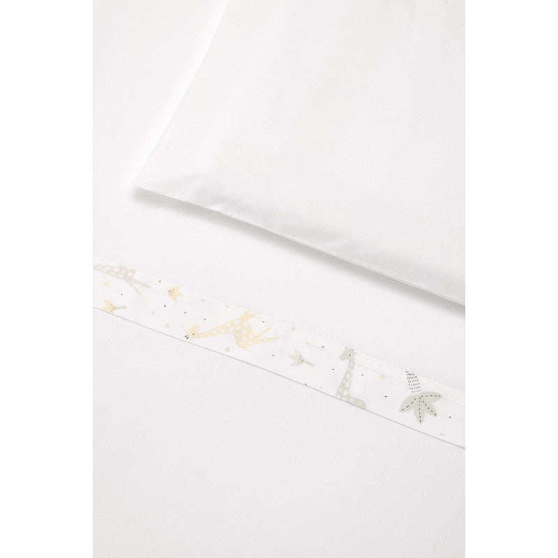 3-Piece Crib Sheet Set - Erbesi Giraffe Collection