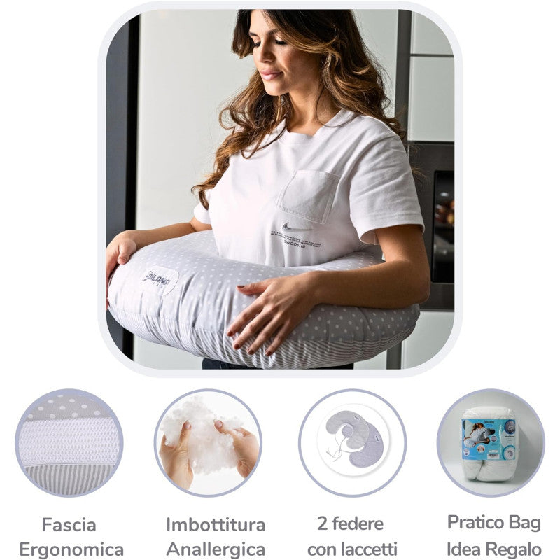 MiniMemo Nursing Pillow with 2 Covers