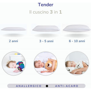 Babybettkissen mit höhenverstellbarem Tender - 4
