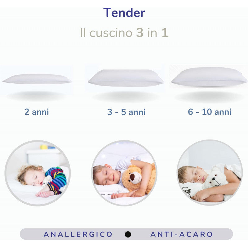 Babybettkissen mit höhenverstellbarem Tender - 4