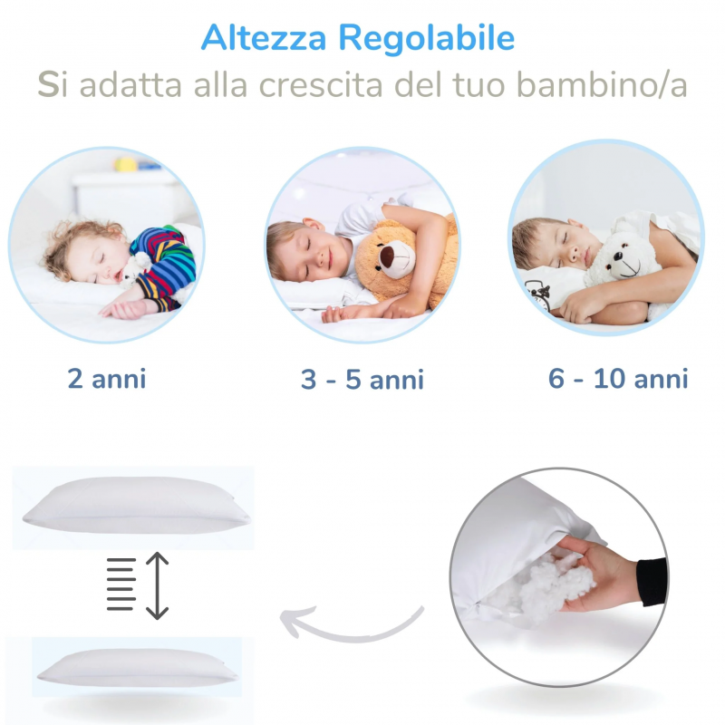 Kinderkissen mit Anti-Erstickungs-Kissenbezügen - 6