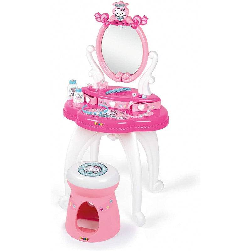 Hello Kitty Spiegel mit Hocker mit Zubehör