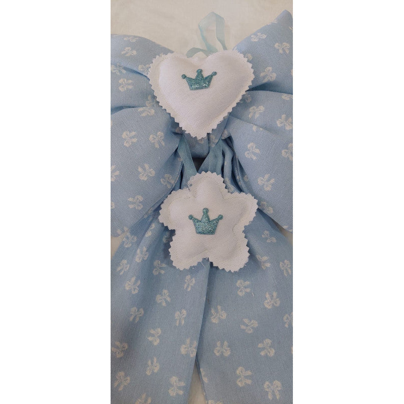 Handmade Blue Birth Announcement Set
