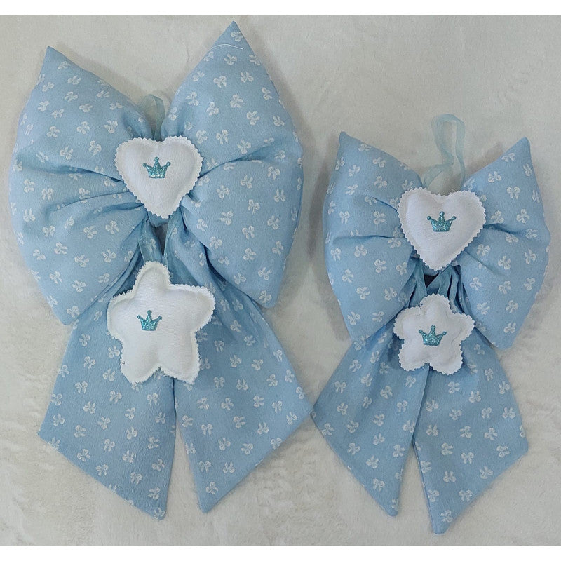 Handmade Blue Birth Announcement Set