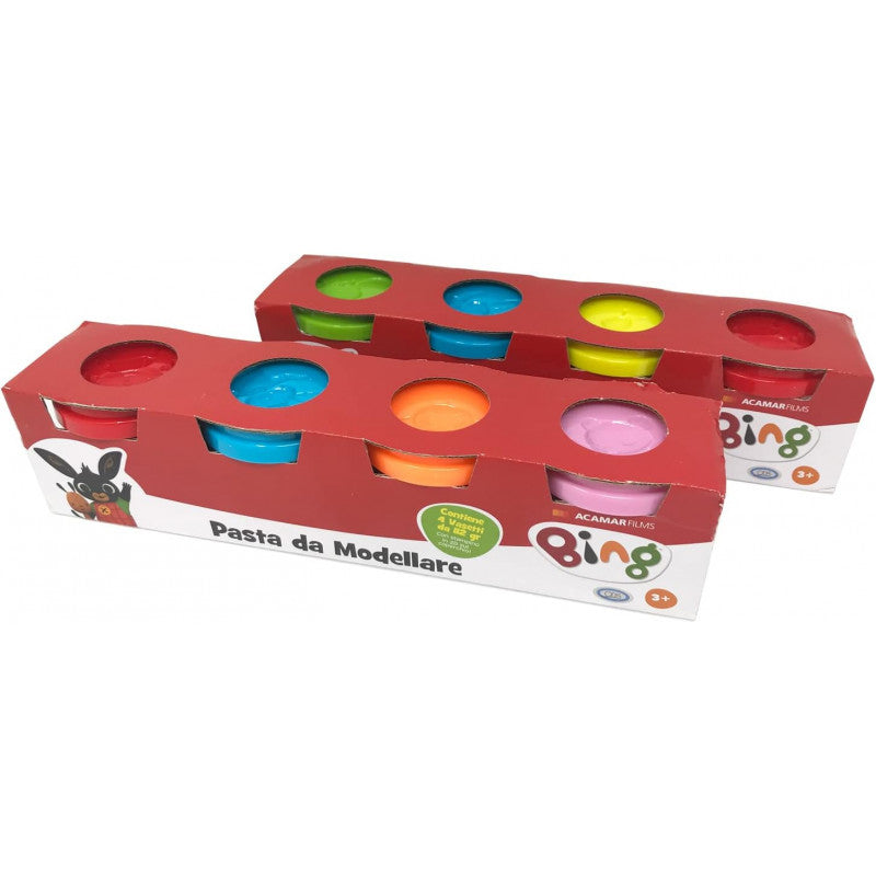 Bing Modelling Dough - 4 Pots Set