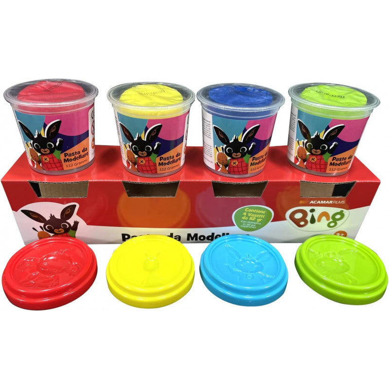 Bing Modelling Dough - 4 Pots Set