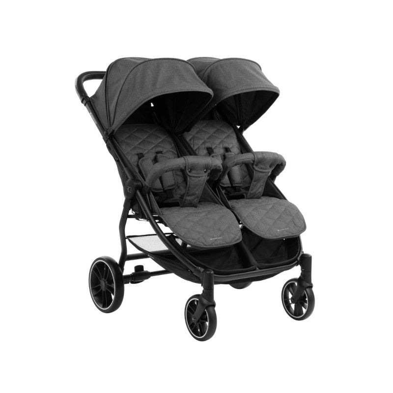 Happy 2 Twin Stroller Dark Grey