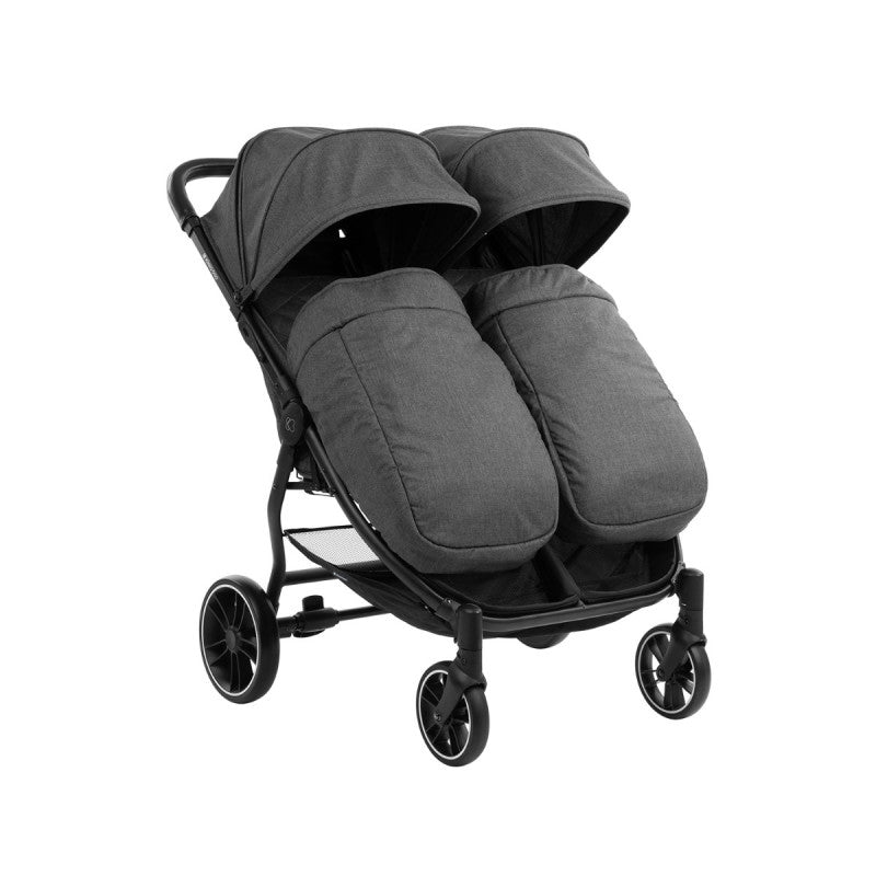 Happy 2 Twin Stroller Dark Grey