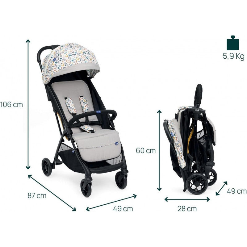Kinderwagen Chicco Glee  Joking Beige