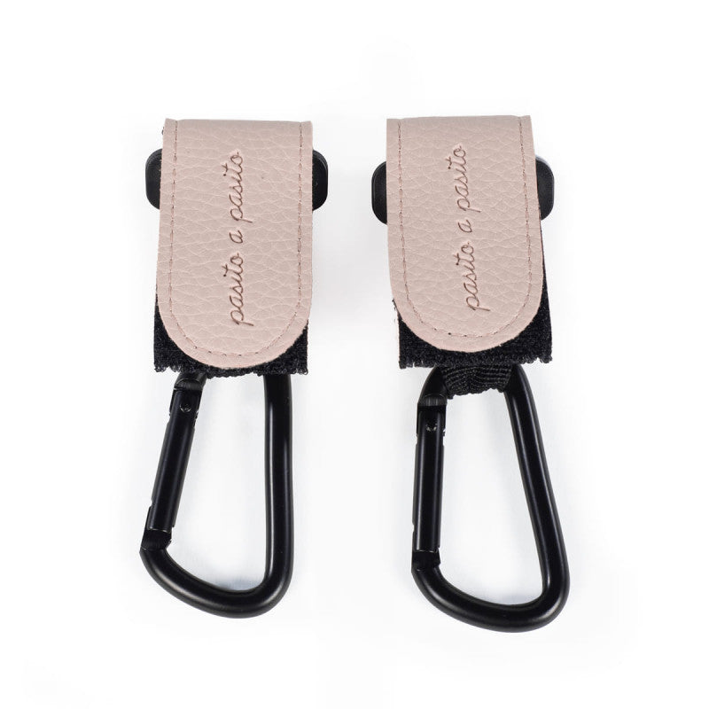 Set of 2 Stroller Hooks - Pasito a Pasito Icon Rose