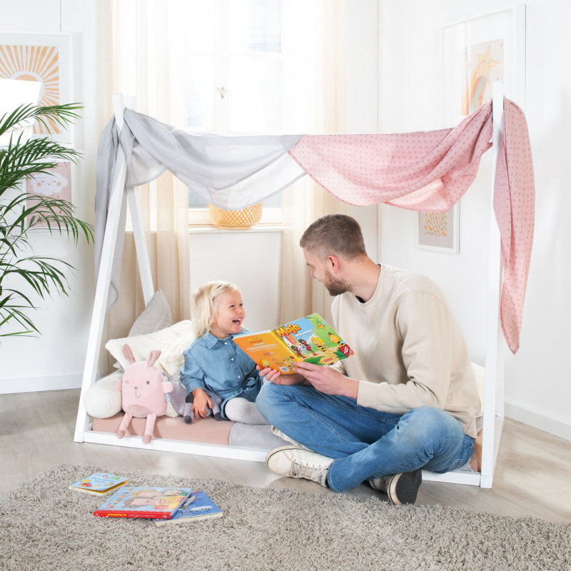 Montessori Tipi Weißes Bett - 3
