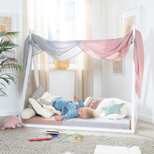 Montessori Tipi Weißes Bett - 4