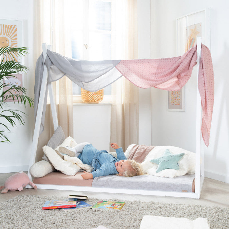 Montessori Tipi Weißes Bett - 4