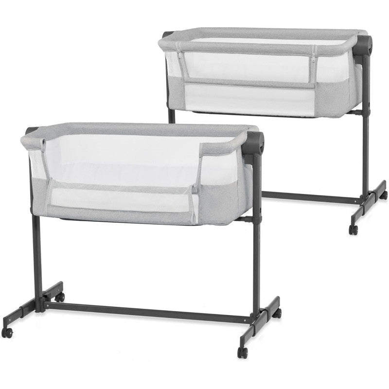 Kinderbeistellbett Neste Light Grey