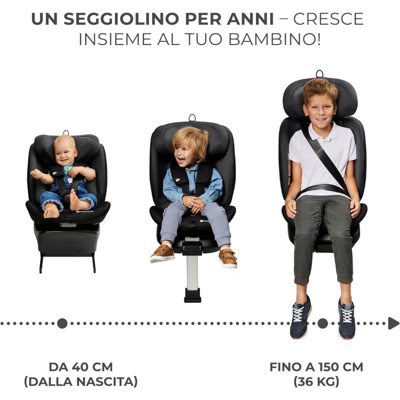 I-360 i-Size Car Seat grey 40-150 cm