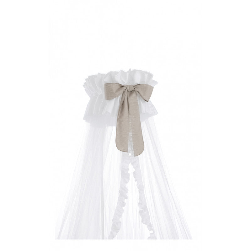 Mosquito Net for Tato Erbesi Cot with Taupe Rod