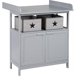 Hamburger grauer Wickeltisch