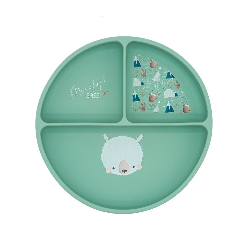 Munchy Bear Silicone Suction Plate