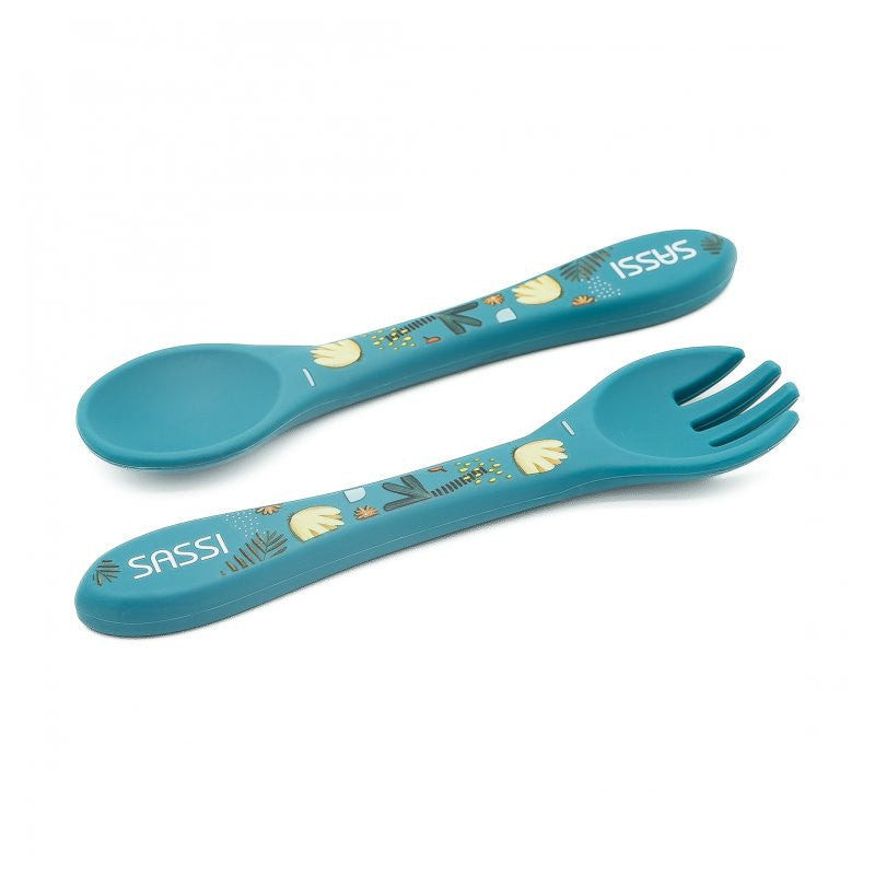 Chewy Elephant Silicone Cutlery