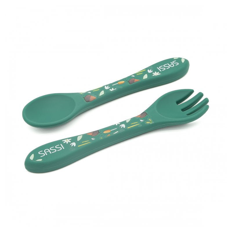 Fox Crunchy Silicone Cutlery