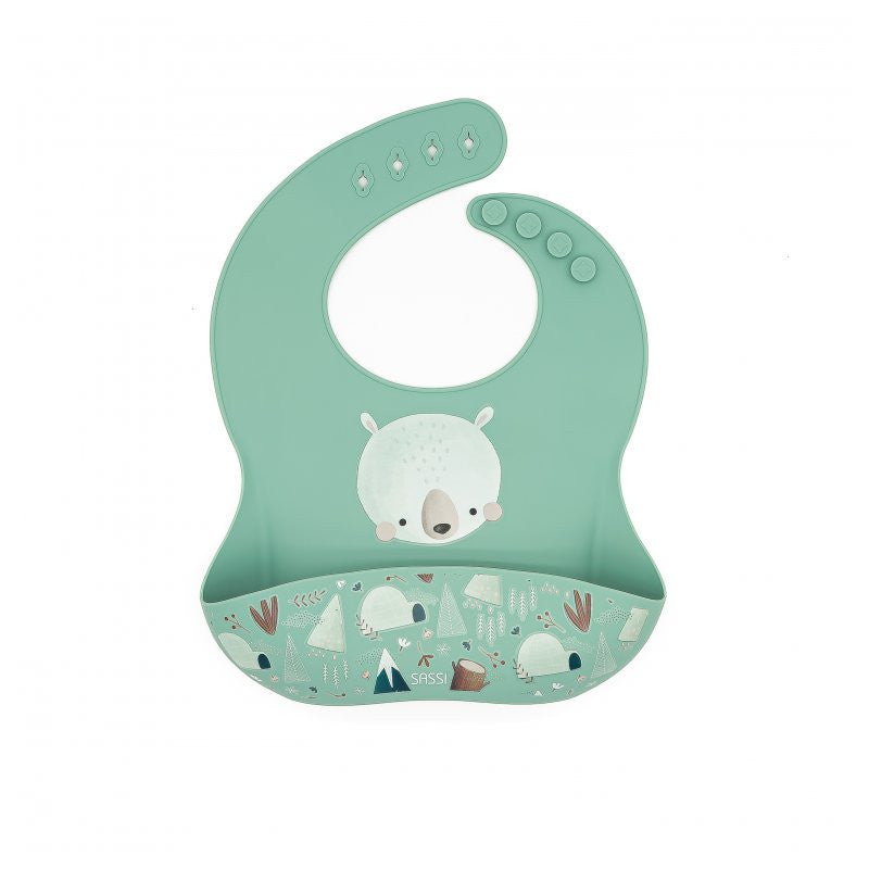 Silicone Bib with Pocket