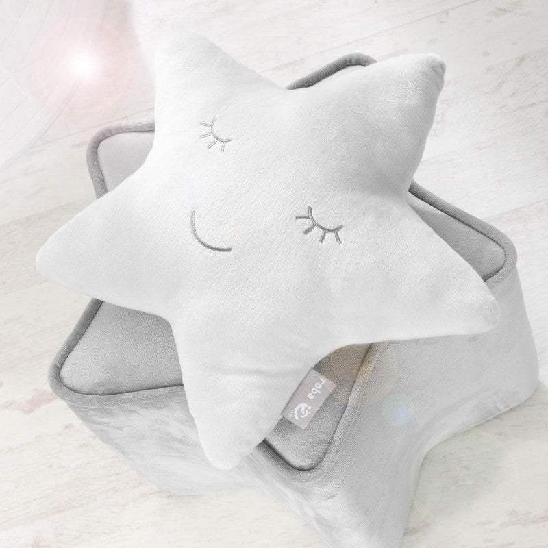 Cuscino Decorativo per la Cameretta Stella Grigio - 2