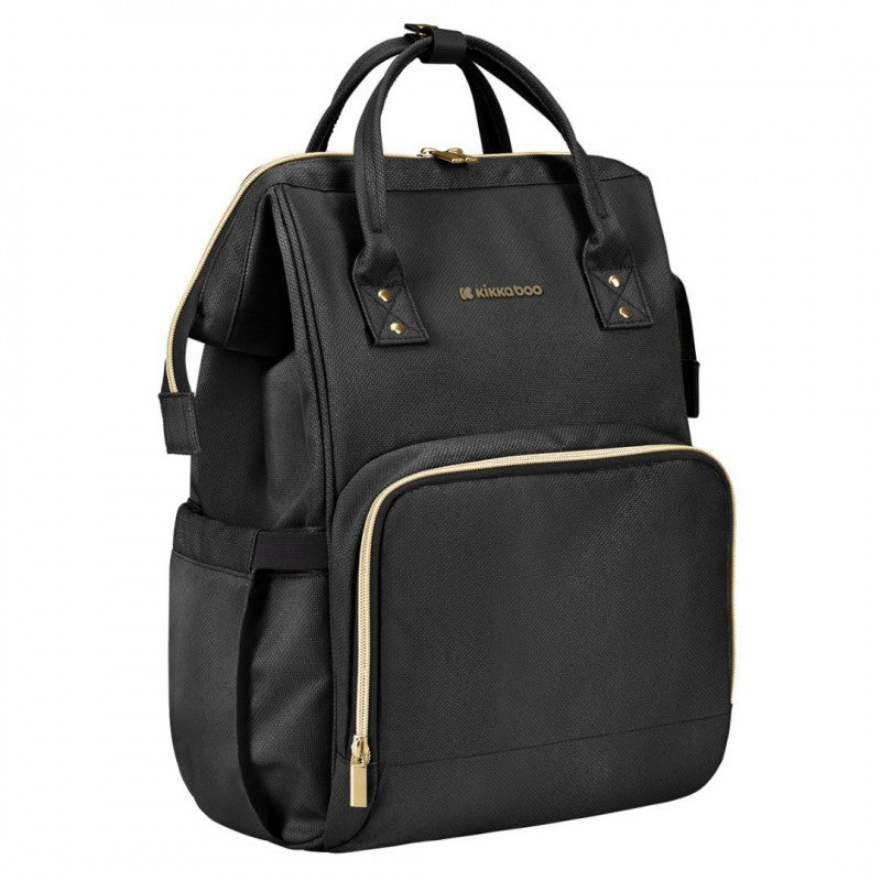 Black Black & Gold Backpack