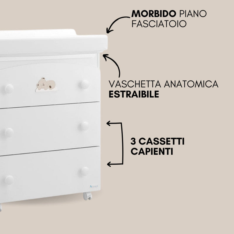 Komplettes Schlafzimmer und Foppapedretti Tic Toc Trio - 3