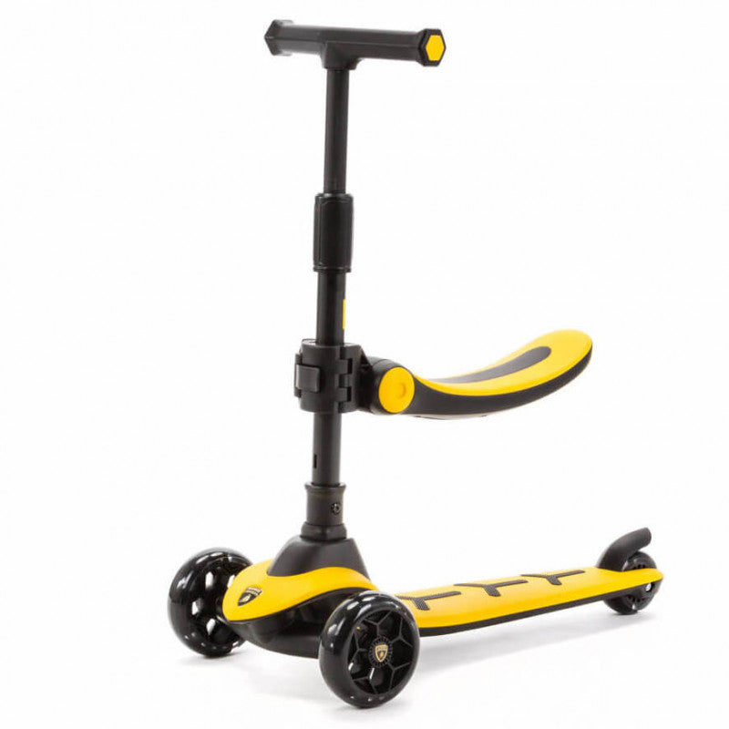 Lamborghini 2-in-1 Scooter - Yellow