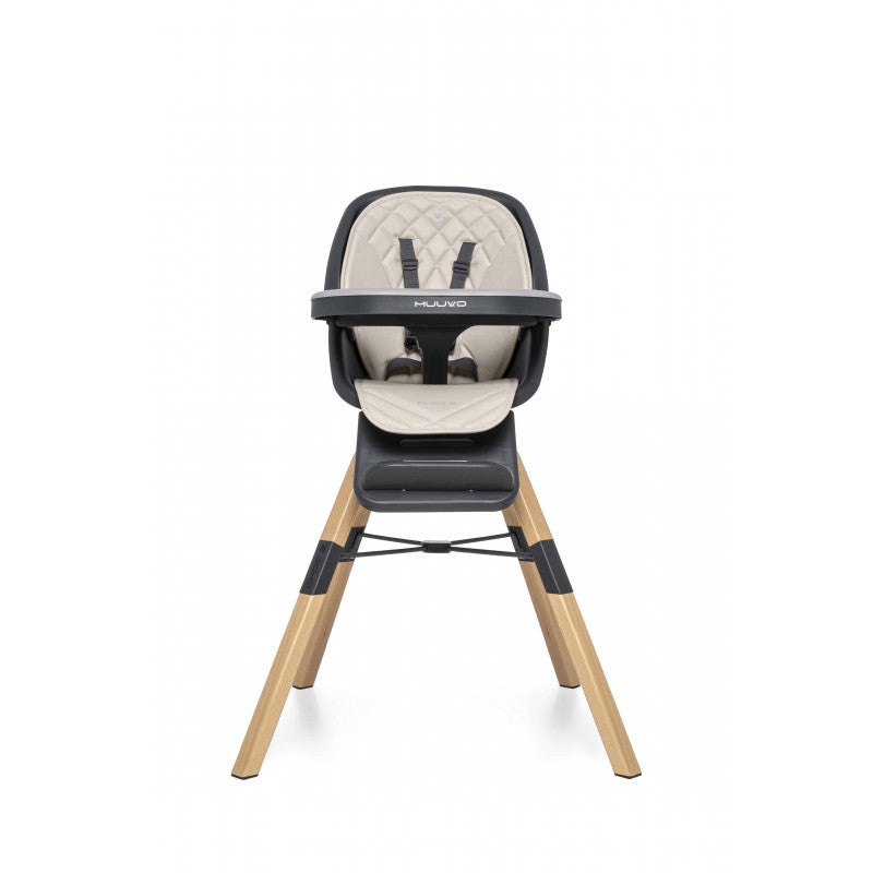Highchair Muuvo Choc 2 - Beige