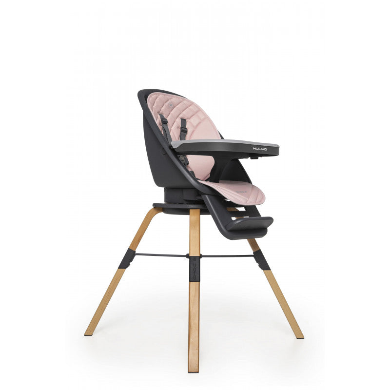 Muuvo Choc 2 High Chair - Powder Pink