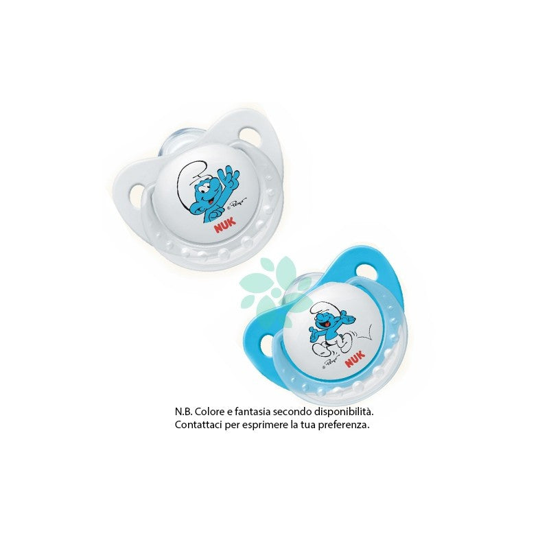 Smurfs Silicone Pacifier 6/18 MONTHS