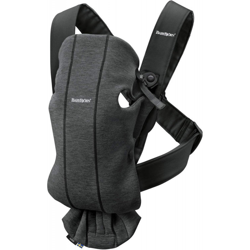 BabyBjorn Baby Carrier Mini Jersey 3D Charcoal Grey