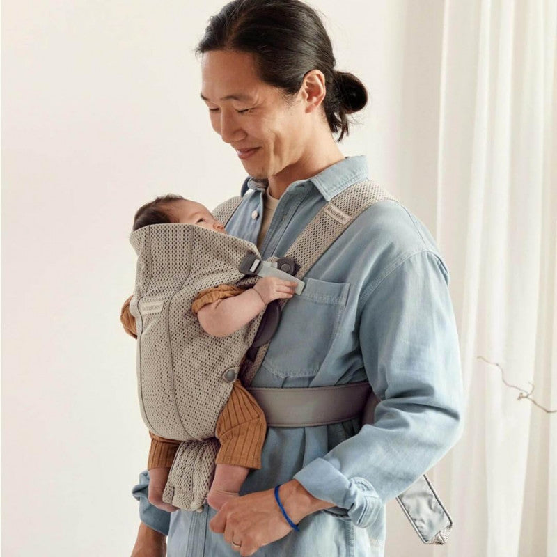 BabyBjorn Carrier Mini 3D Beige Gray