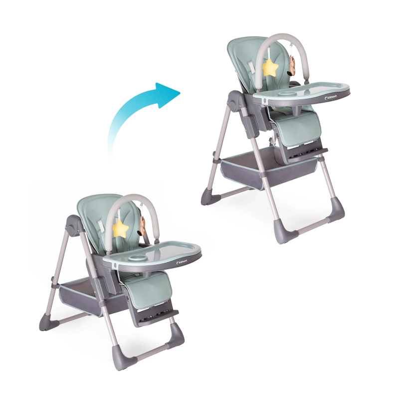 High Chair Pappa Kidnort Jordgubbe Green